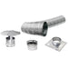 Drolet 5" x 35' Stainless Flex Chimney Liner Kit for Inserts VOLKI-535