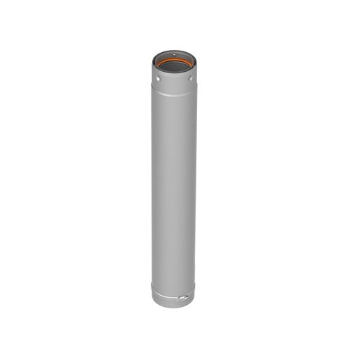 Drolet 4" X 36"L Pellet Pipe pellet vent pipe - front view