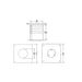 Drolet 3" Black Pellet Vent Wall Pass-Thru VOP0260 – dimensions diagram