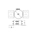 Drolet Vortex 4" Pellet Vent Roof Support VOP0383