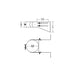 Drolet Vortex 4" Pellet Vent Wall Support VOP0385 – dimensions diagram