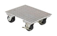 Vestil VPLDO/A-1418 Aluminum Plate Dolly 14 in. x 18 in. 1,200 lb. Capacity Silver