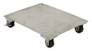 Vestil VPLDO/A-2430 Aluminum Plate Dolly 24 in. x 30 in. 1,200 lb. Capacity Silver