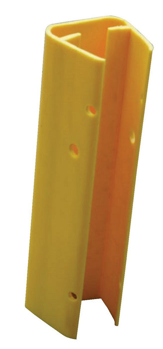 Vestil VPRP-YL-09 High Density Polyethylene Thermoplastic Rack Shield 2 in. x 3 in. x 9 in. Yellow