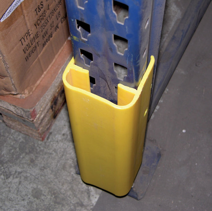 Vestil VPRP-YL-09 high density polyethylene thermoplastic rack shield - view 2