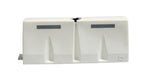 Vestil VTB-5-W Polyethylene Traffic Barriers 5 ft. Wide White Strip