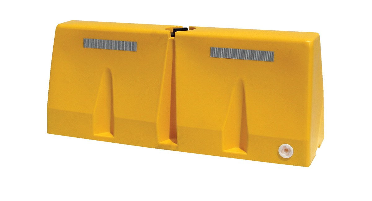 Vestil VTB-5-Y Polyethylene Traffic Barriers 5 ft. Wide Yellow Strip