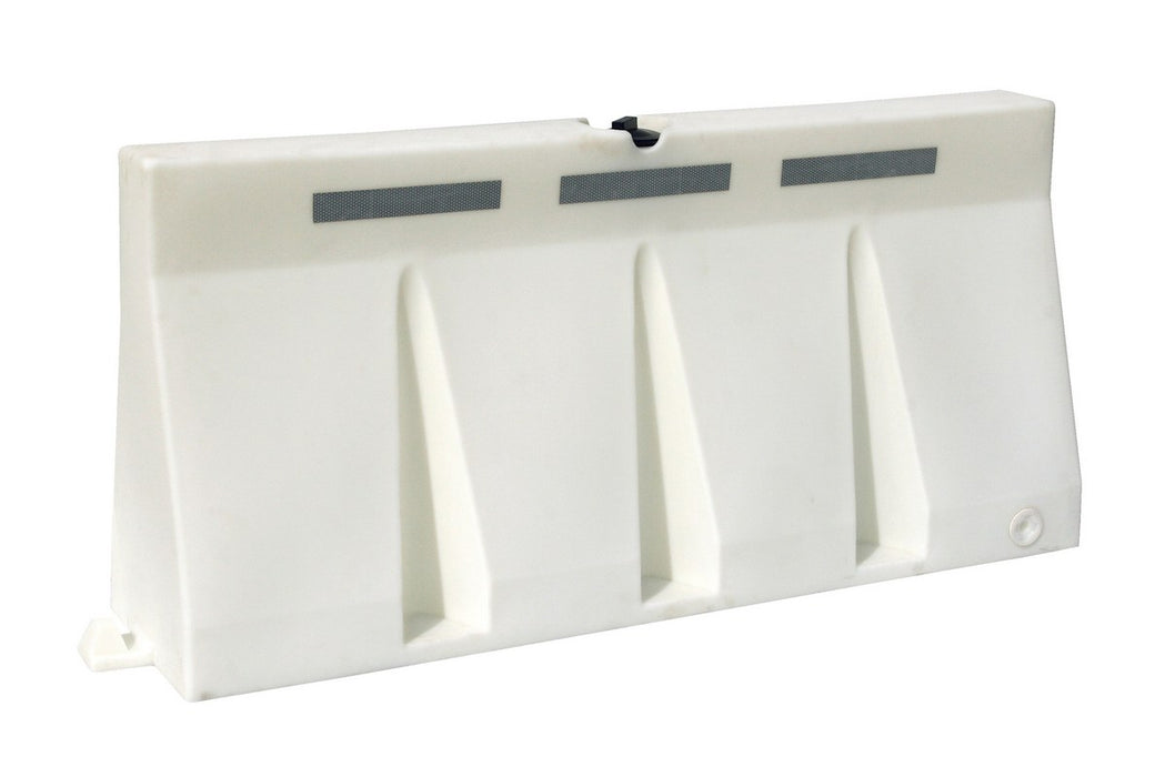 Vestil VTB-6-W Polyethylene Traffic Barriers 6 ft. Wide White Strip