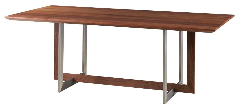 Verano Dining Table - Brushed Stainless Steel Base