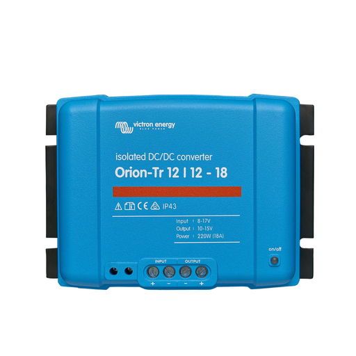 Victron Orion-Tr 12/12-18A (220W) Isolated DC-DC converter - Voltage Regulator - Victron Orion-Tr 12/12-18A (220W) Isolated DC-DC converter | Voltage Regulator front view