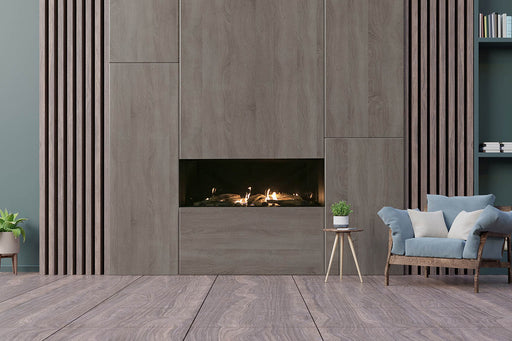 40" Gas Fireplace VIENNA-40-NG - angle view