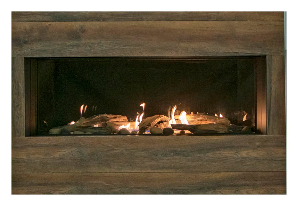 50" Gas Fireplace VIENNA-50-NG - side view