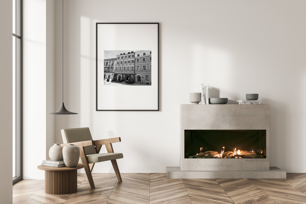 50" Gas Fireplace VIENNA-50-LP - front view