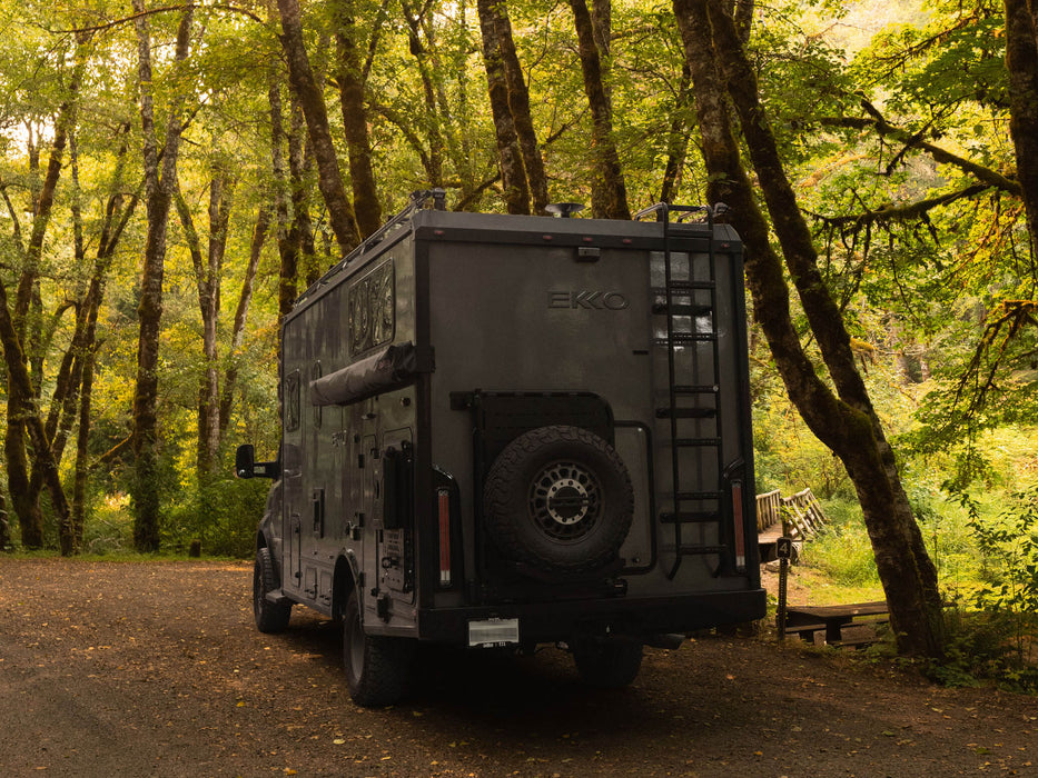 Flatline Van Co. 2021-2027 Winnebago Ekko Rear Bumper – installed on vehicle, image 3 of 14