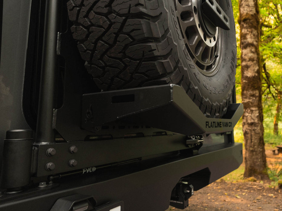 Flatline Van Co. 2021-2027 Winnebago Ekko Rear Bumper – installed on vehicle, image 8 of 14