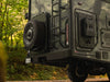 Flatline 2021-2027 Winnebago Ekko Rear Bumper, Ladder, & Carrier Swing-Out System – installed on vehicle, image 5 of 21