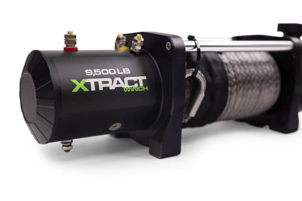 DV8 Offroad Xtract 9.5k Synthetic Rope Winch – product view, image 13 of 15