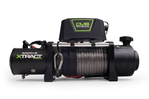 DV8 Offroad Xtract 9.5k Synthetic Rope Winch – product view, image 1 of 15