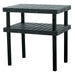 Vestil WBT-G-3624 High-Density Polyethylene Grid Work Bench Table 24 in. x 36 in. 500 lb. Capacity Black