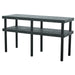 Vestil WBT-G-6624 High-Density Polyethylene Grid Work Bench Table 24 in. x 66 in. 925 lb. Capacity Black
