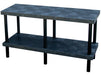 Vestil WBT-S-6624 High-Density Polyethylene Solid Work Bench Table 24 in. x 66 in. 1,070 lb. Capacity Black