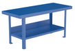 Vestil WBT-S-HD-BS-3072 Heavy Duty Steel Work Bench 30 in. x 72 in. 8,000 lb. Capacity Blue