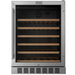 Empava EMPV-WC11S 24 inch built-in wine cooler in stainless steel, 46 bottle capacity