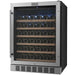 Empava EMPV-WC11S single zone wine fridge with six shelves