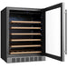 Empava 24 inch built-in wine cooler EMPV-WC11S with 41-64°F compressor cooling