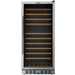 Empava EMPV-WC13S 24 inch 133 bottle wine refrigerator, 53 inches tall, stainless steel