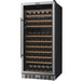 Empava EMPV-WC13S tall wine cooler with 11 shelves for 133 bottles