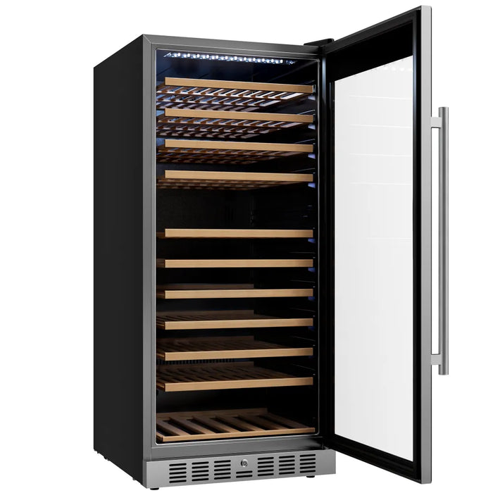 Empava 24 inch wine refrigerator EMPV-WC13S with 41-64°F single zone compressor cooling