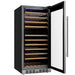 Empava 24 inch wine refrigerator EMPV-WC13S with 41-64°F single zone compressor cooling