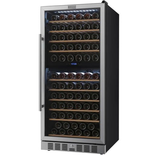 Empava EMPV-WC14D 119 bottle dual zone wine refrigerator with 10 shelves
