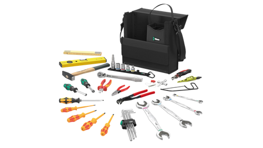 High quality photo of the Wera 2GO SHK 1 Tool Set. Photo sourced by Current Connected from WERA Tools.
