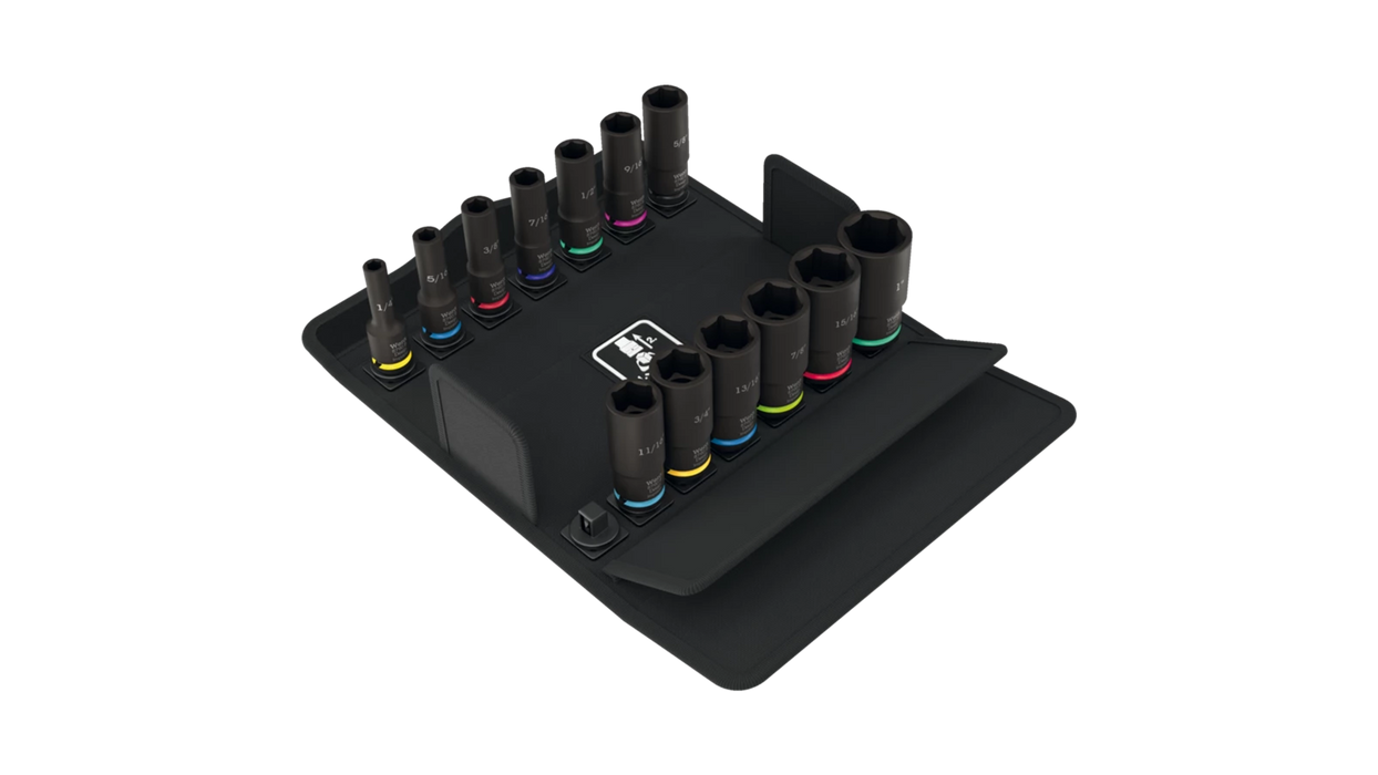 High quality photo of the Wera 8790 B Impaktor Deep Imperal Set. Photo sourced by Current Connected from WERA Tools.