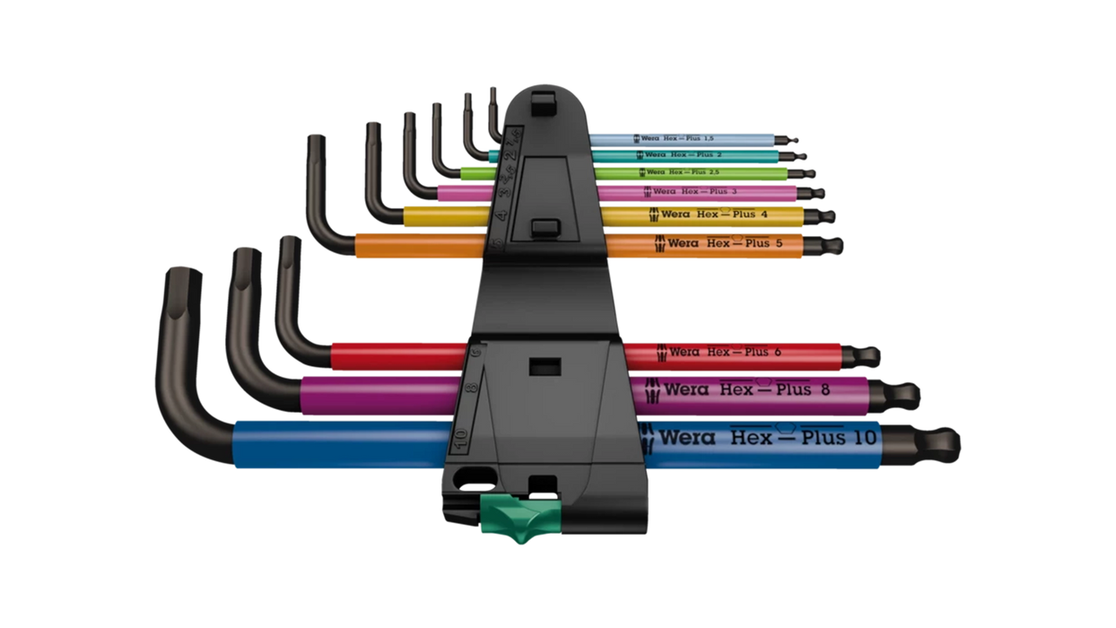 High quality photo of the Wera 950 Spkl 9 SM N MultiColour. Photo sourced by Current Connected from WERA Tools.