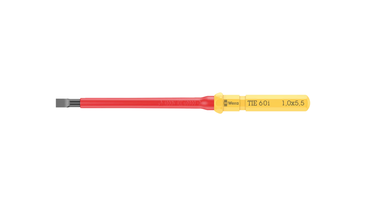 High quality photo of the Wera Kraftform Kompakt VDE 60 i tie. Photo sourced by Current Connected from WERA Tools.