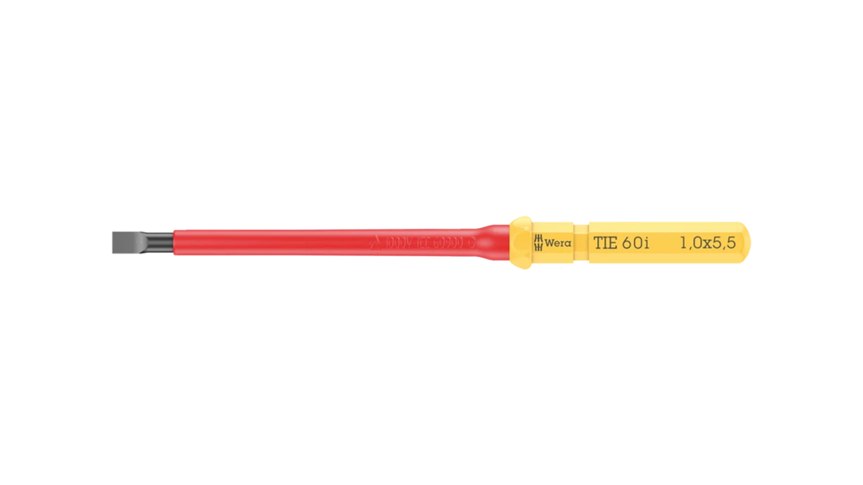 High quality photo of the Wera Kraftform Kompakt VDE 60 i tie. Photo sourced by Current Connected from WERA Tools.