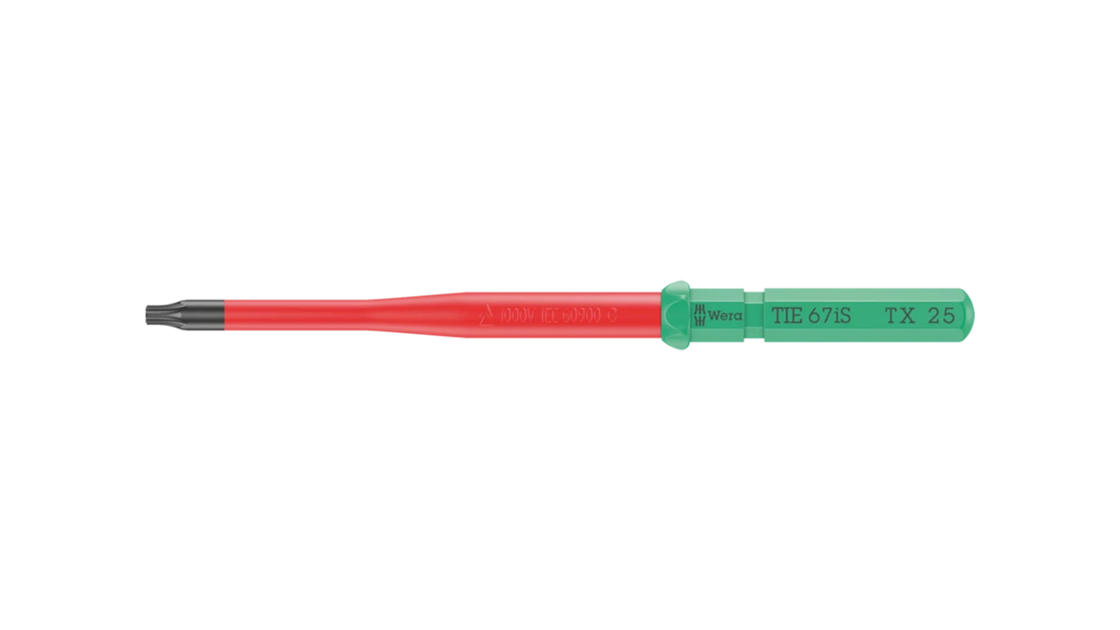 High quality photo of the Wera Kraftform Kompakt VDE 67 is tie. Photo sourced by Current Connected from WERA Tools.