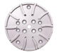 10" Grinding Wheel Diamond 20 Segments Concrete Floor Grinder Disc Blade for Leveling, Coating Removal, and Surface Prep - front view