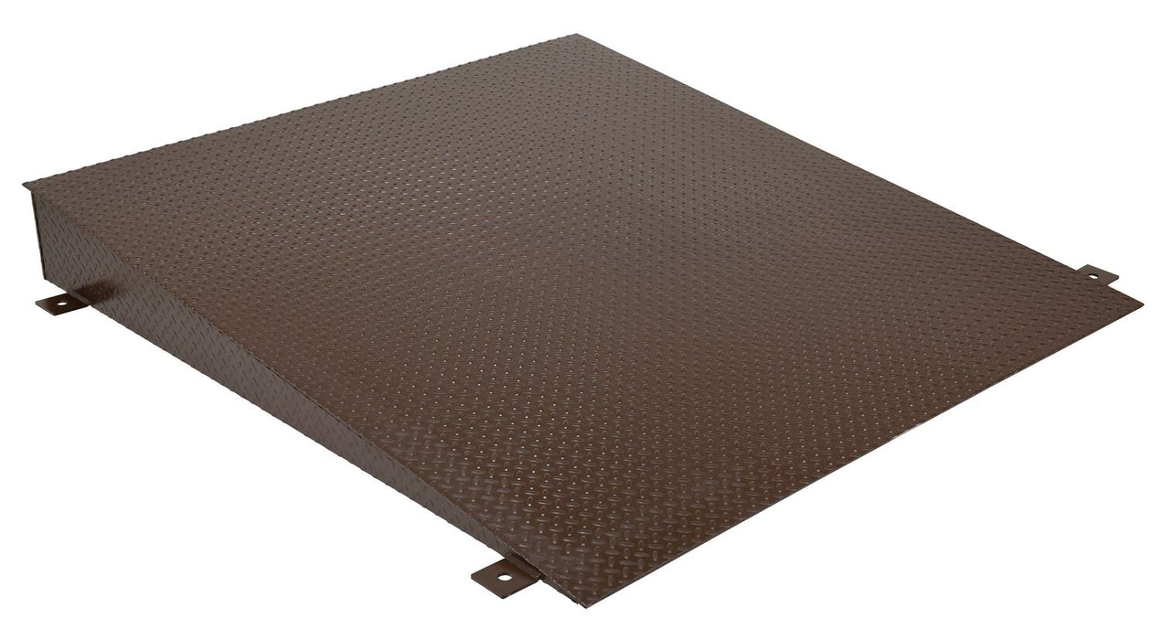 Vestil WL-AR14 Steel Approach Ramp For Lowered Height Truck Scissor Dock Lift 14 in. x 60 in. Brown