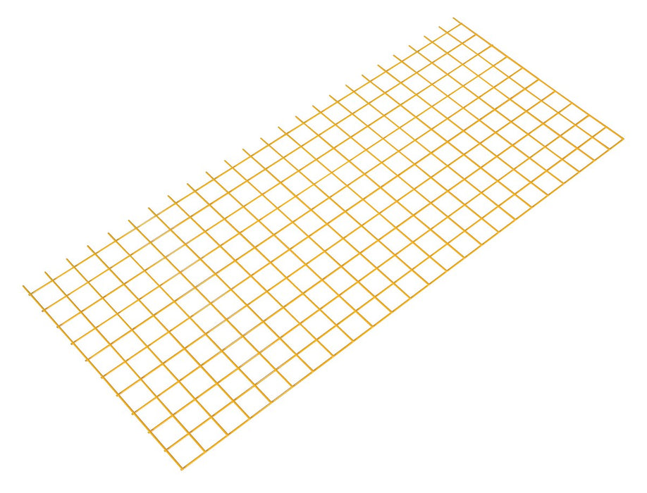 Vestil WM-48 Steel Bolt On Wire Mesh 48 in. Length For Square Safety Handrail Yellow