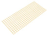 Vestil WM-48 Steel Bolt On Wire Mesh 48 in. Length For Square Safety Handrail Yellow