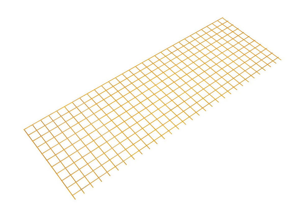 Vestil WM-60 Steel Bolt On Wire Mesh 60 in. Length For Square Safety Handrail Yellow