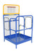 Vestil WP-3636-DD Steel Work Platform With 2 Door Entry 36 in. x 36 in. 1,000 lb. Capacity Blue