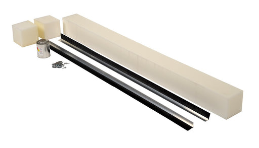 Vestil WS-6-RB-1.5 Replacement Brush Weather Stripping For 62 in. Pit Dock Leveler Models Silver
