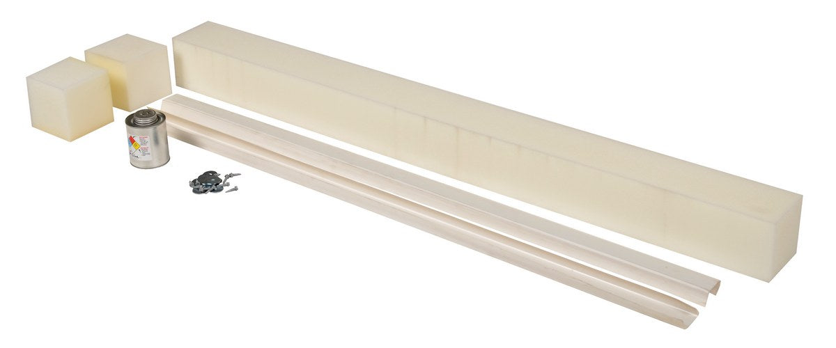 Vestil WS-8-DV Dual Vinyl Weather Stripping For 85 in. Pit Dock Leveler Models White