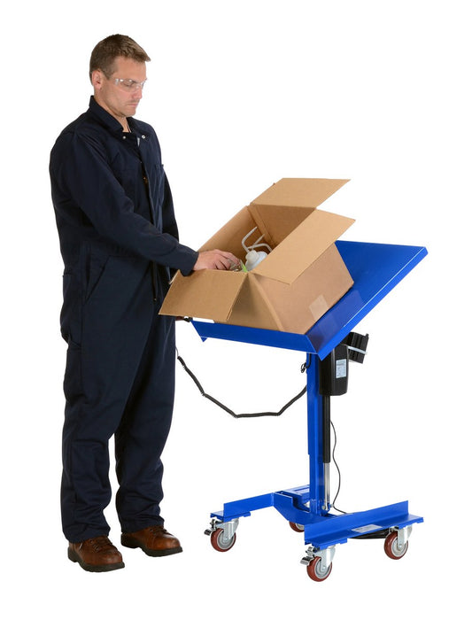 Vestil WT-2424-LA steel linear actuated tilt table - view 4