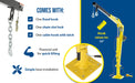 Vestil WTJ-2-DC steel dc powered winch truck jib crane feature overview 2